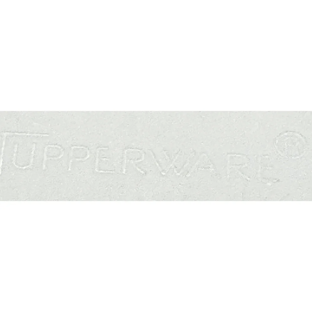 Tupperware Replacement Lids 4 Pack 800-48 Sheer White Round Plastic Vintage